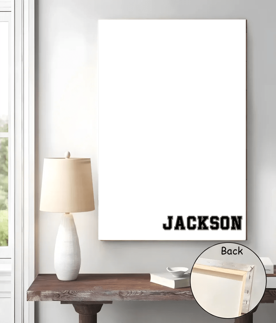 Playing Football is a sprint with all your might - Custom Canvas & Poster - Wood Framed Canvas & Framed Poster - Perfect Gift for Football lovers 751505 - 751506 - DiyGiftly