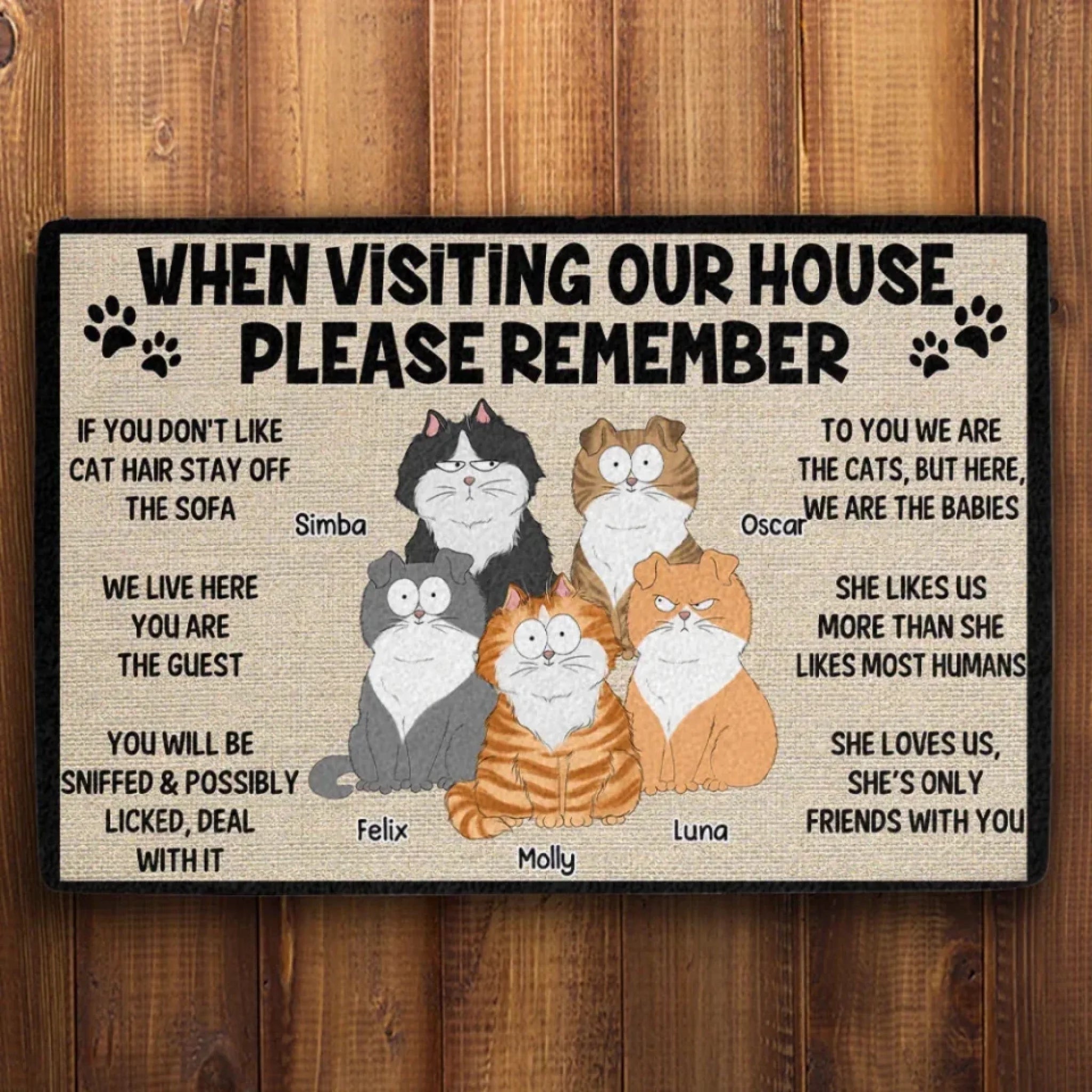 Please Remember - Personalized Custom Doormat 689202 - DiyGiftly