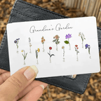 POC Personalised Birthflower canvas 735399 - 735402 - DiyGiftly