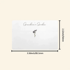 POC Personalised Birthflower canvas 735399 - 735402 - DiyGiftly