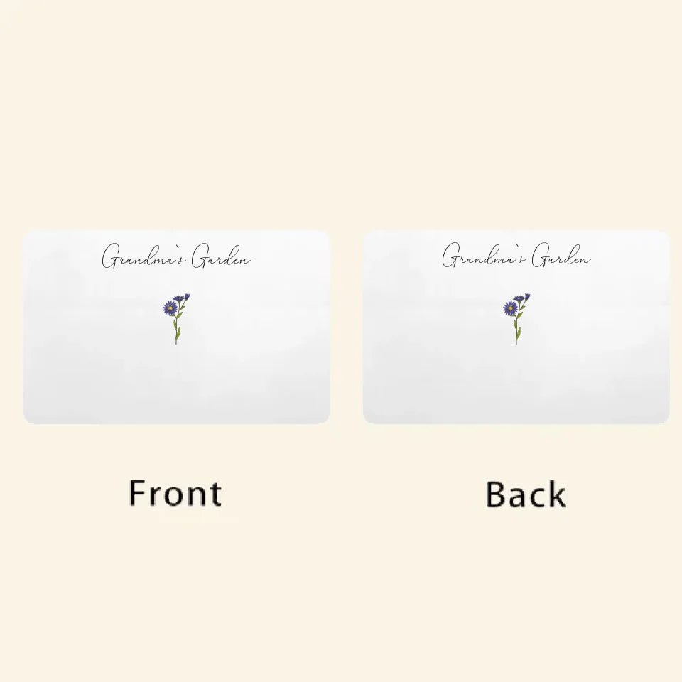 POC Personalised Birthflower canvas 735399 - 735402 - DiyGiftly