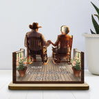 porchside bliss wood plaque personalized with custom details cozy home accent