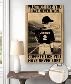 Practice Like You Have Never Won - Personalized Baseball Canvas And Poster 737814 - 737818 - DiyGiftly