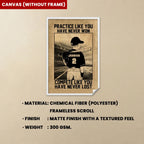 Practice Like You Have Never Won - Personalized Baseball Canvas And Poster 737814 - 737818 - DiyGiftly
