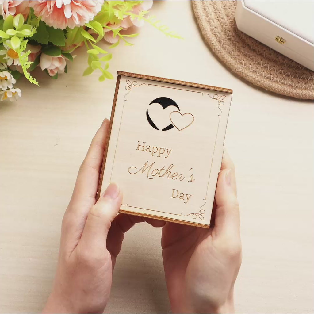 Best Music Gift Box for Girlfriend Custom Photo Music Box with Song or Your Voice Mother‘s Day Gift