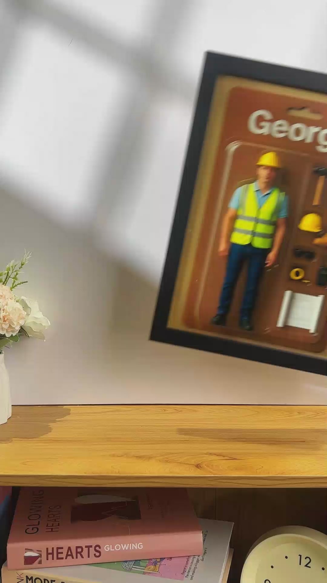 Fully Body Custom Figure Portraits Personalized Toy Box Art Custom Photo Frame Decorations Flat Printed Image in Reality