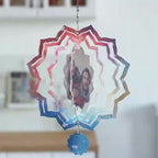Blooming Garden - Wind Spinner Chime - Custom Photo - Photo Keepsake Detail - For Porch & Garden New Home Gifts