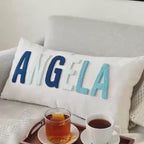 A Cozy Space Just for Her - Personalized Pillow Cover - Custom Name Punch Needle Cushion - Bedroom Decor Presents For Daughter