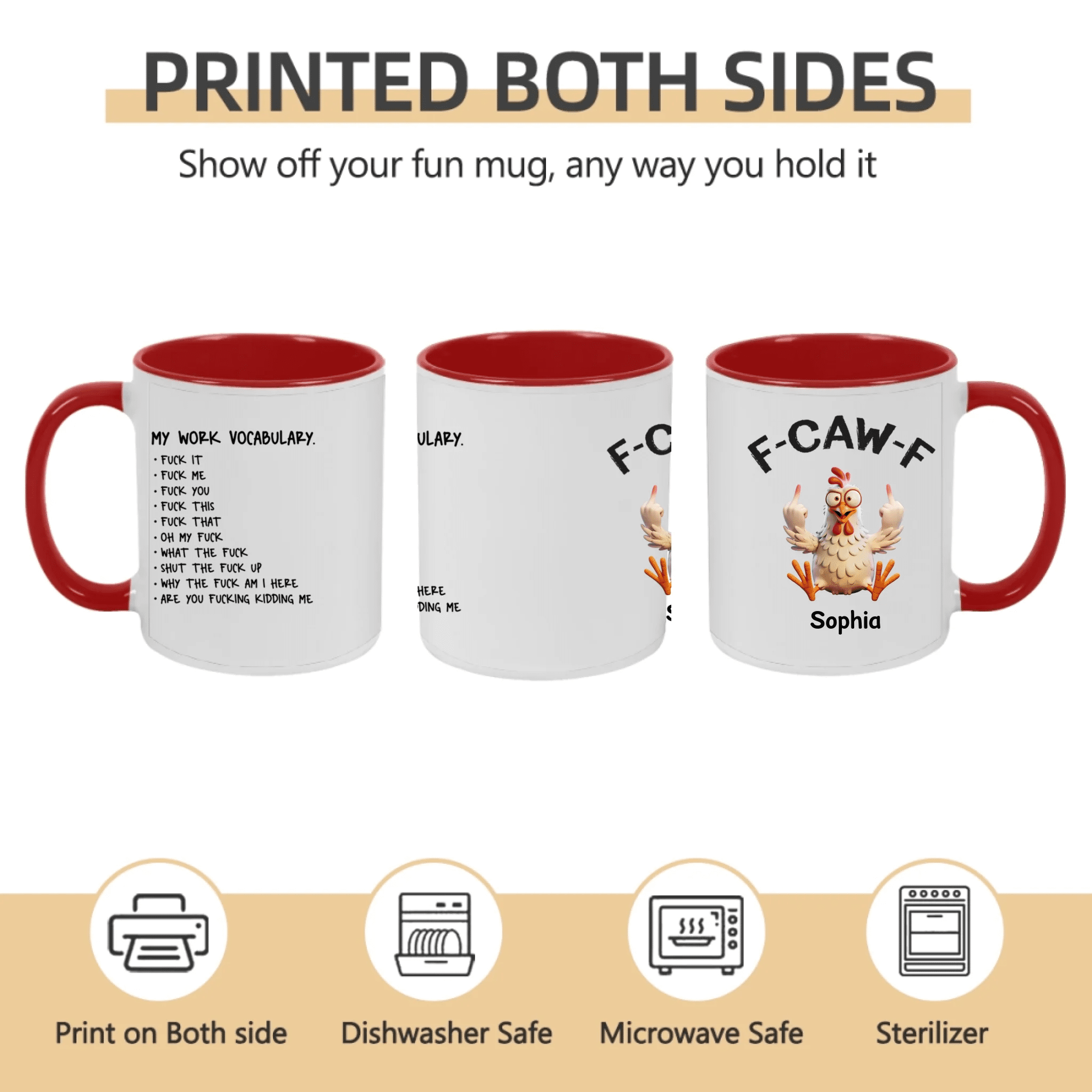 Professional Overthinker Mug – Custom Funny Coffee Cup for Best Friend, Coworkers, Work Besties & Family – Personalized Humor Gift 1068890 - DiyGiftly