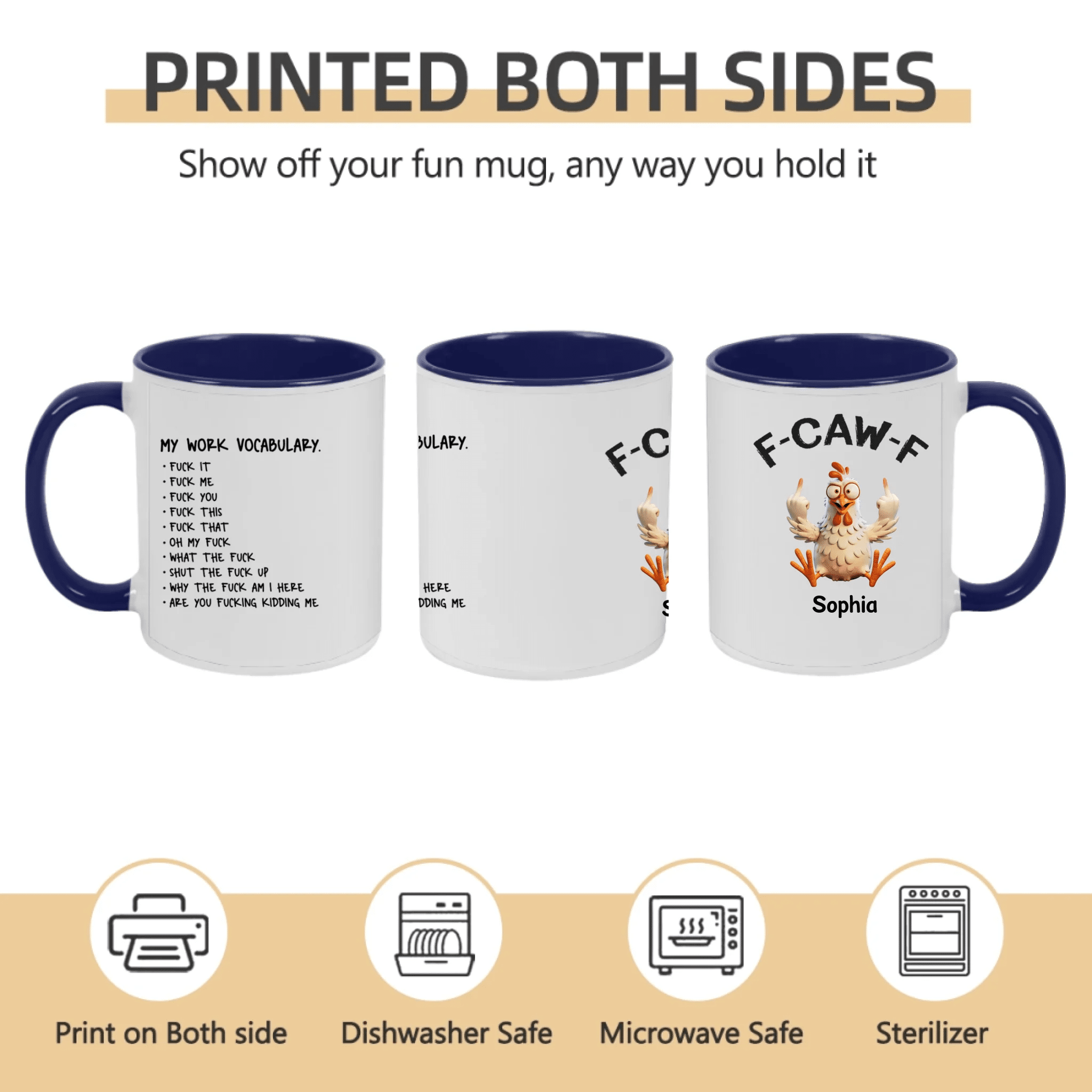 Professional Overthinker Mug – Custom Funny Coffee Cup for Best Friend, Coworkers, Work Besties & Family – Personalized Humor Gift 1068890 - DiyGiftly