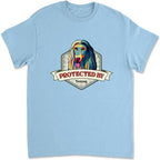 Protected By Dogs - Personalized Custom Unisex T-Shirt 663132 - DiyGiftly