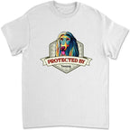 Protected By Dogs - Personalized Custom Unisex T-Shirt 663132 - DiyGiftly