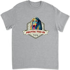 Protected By Dogs - Personalized Custom Unisex T-Shirt 663132 - DiyGiftly