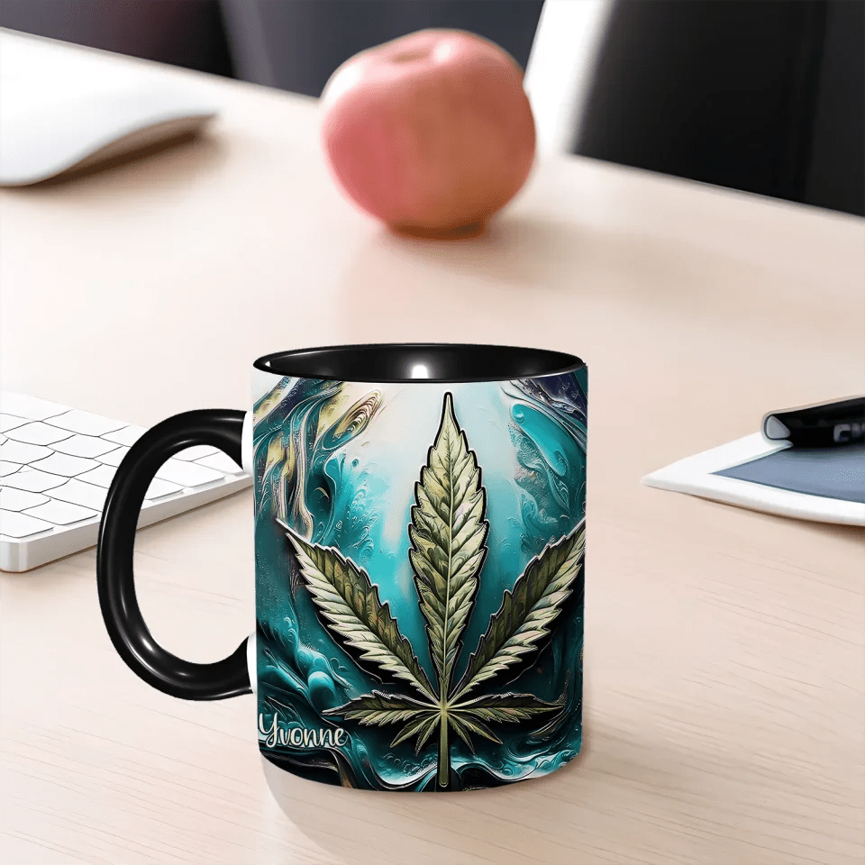 Psychedelic - Personalized Weed Accent Mug 740522 - DiyGiftly