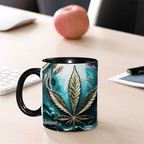 Psychedelic - Personalized Weed Accent Mug 740522 - DiyGiftly