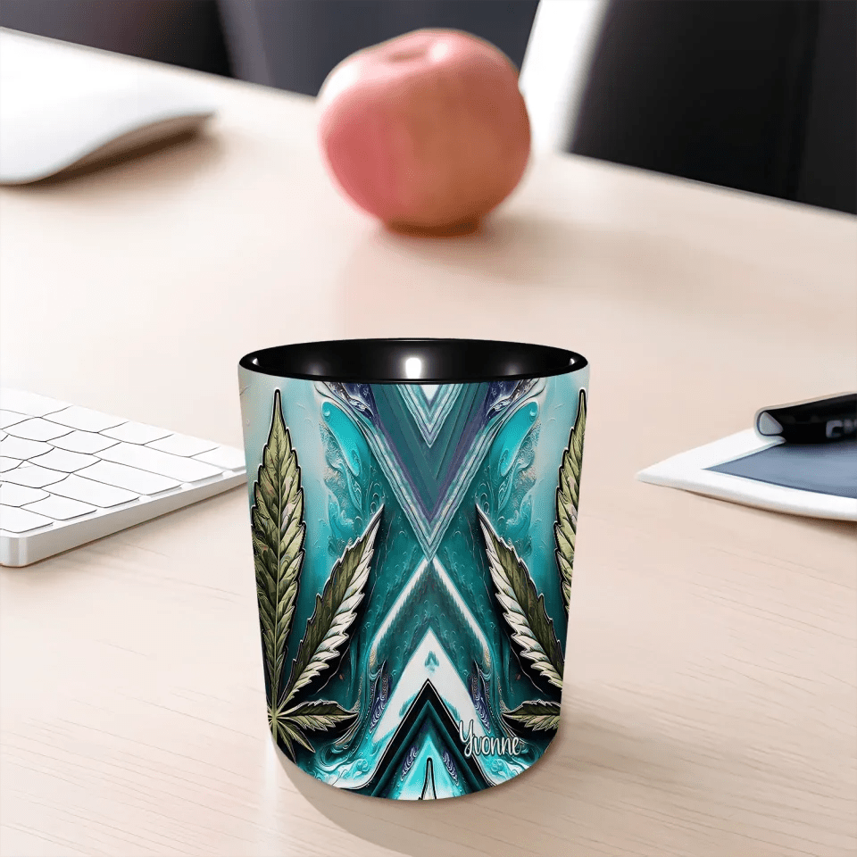 Psychedelic - Personalized Weed Accent Mug 740522 - DiyGiftly