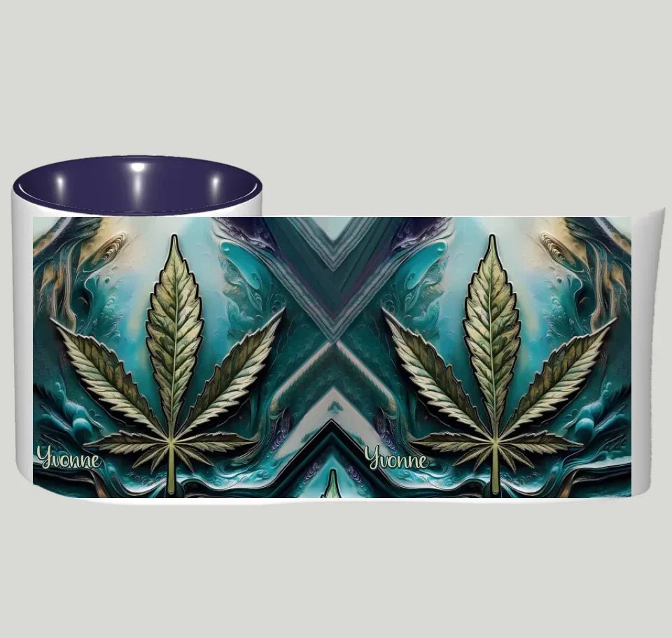 Psychedelic - Personalized Weed Accent Mug 740522 - DiyGiftly