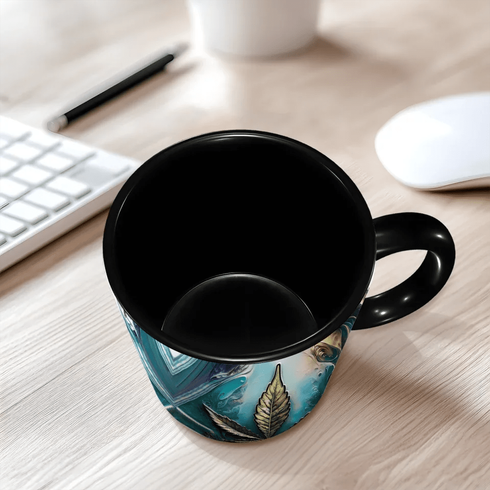 Psychedelic - Personalized Weed Accent Mug 740522 - DiyGiftly