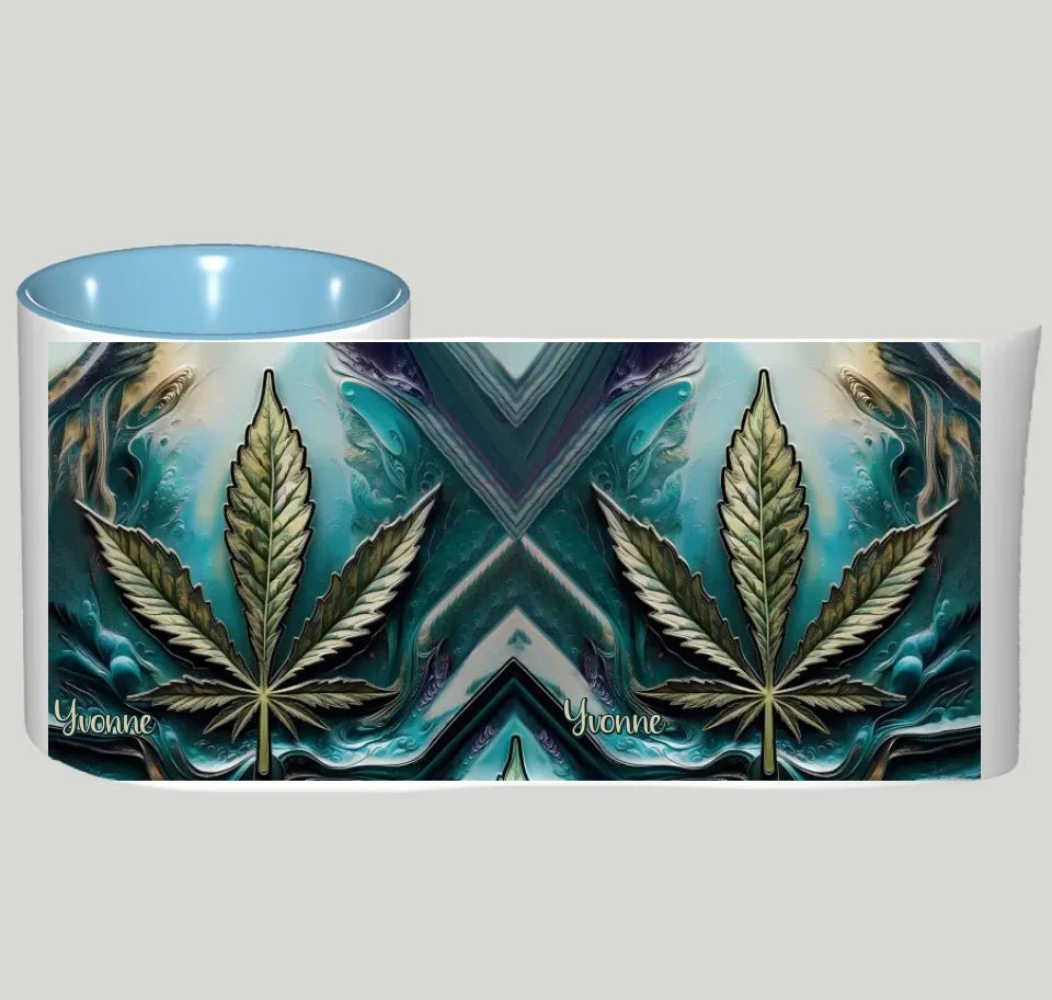 Psychedelic - Personalized Weed Accent Mug 740522 - DiyGiftly