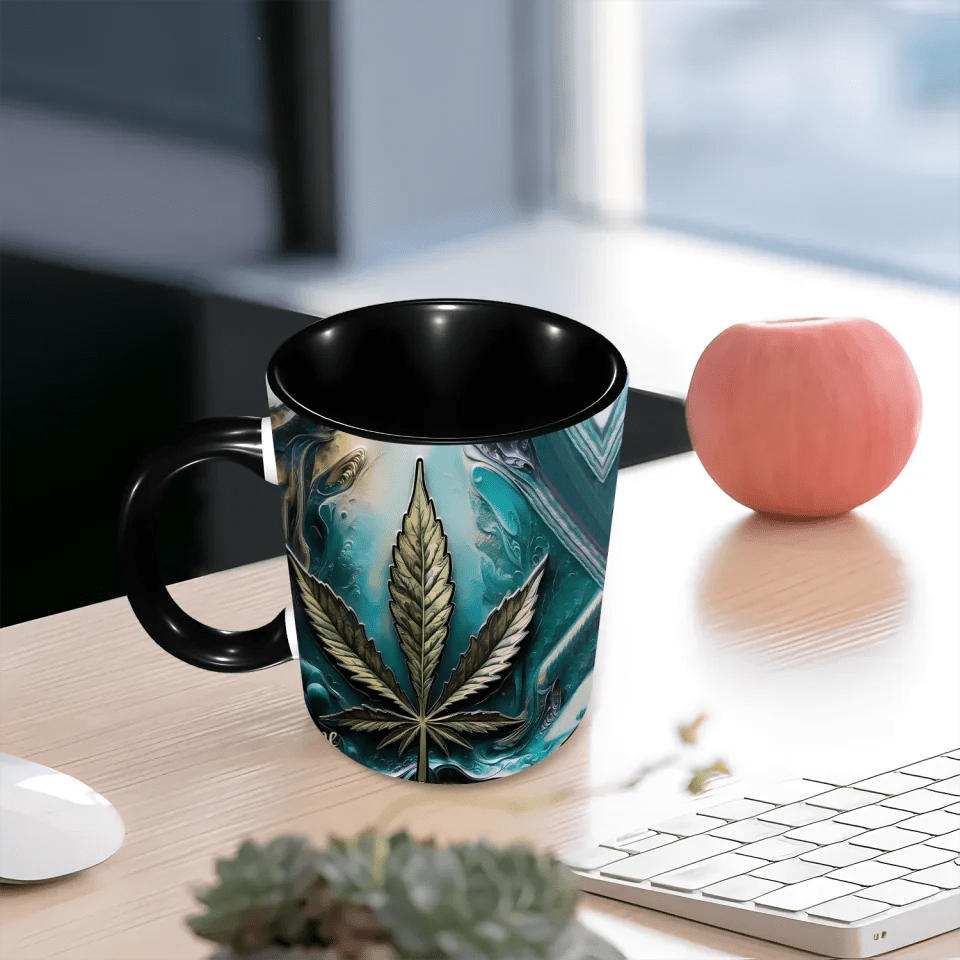 Psychedelic - Personalized Weed Accent Mug 740522 - DiyGiftly
