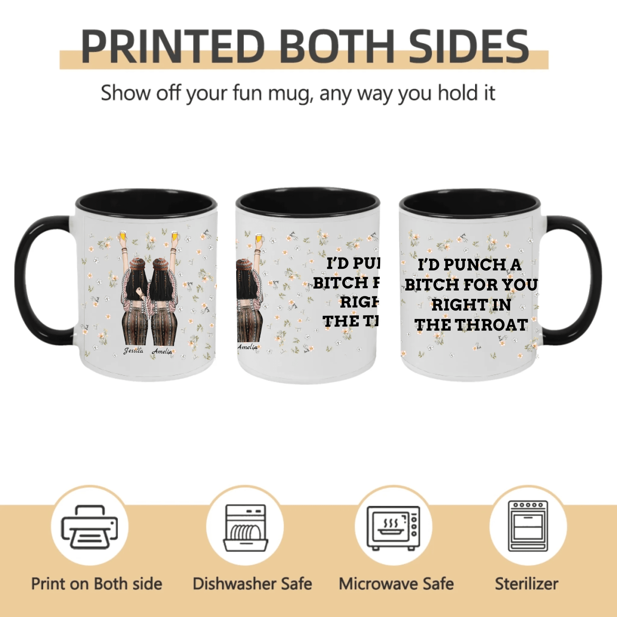 mug personalized design ceramic