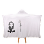 Reading Girl & Birth Flower – My Personalized Reading Blanket - Personalized Wearable Hooded Blanket 1058622 - 1059451 - DiyGiftly