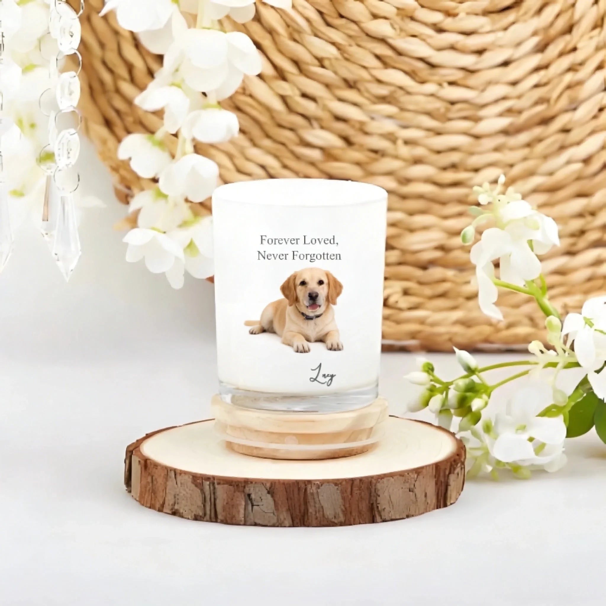 loss of dog gift memorial gift personalized photo keepsake gift detail view