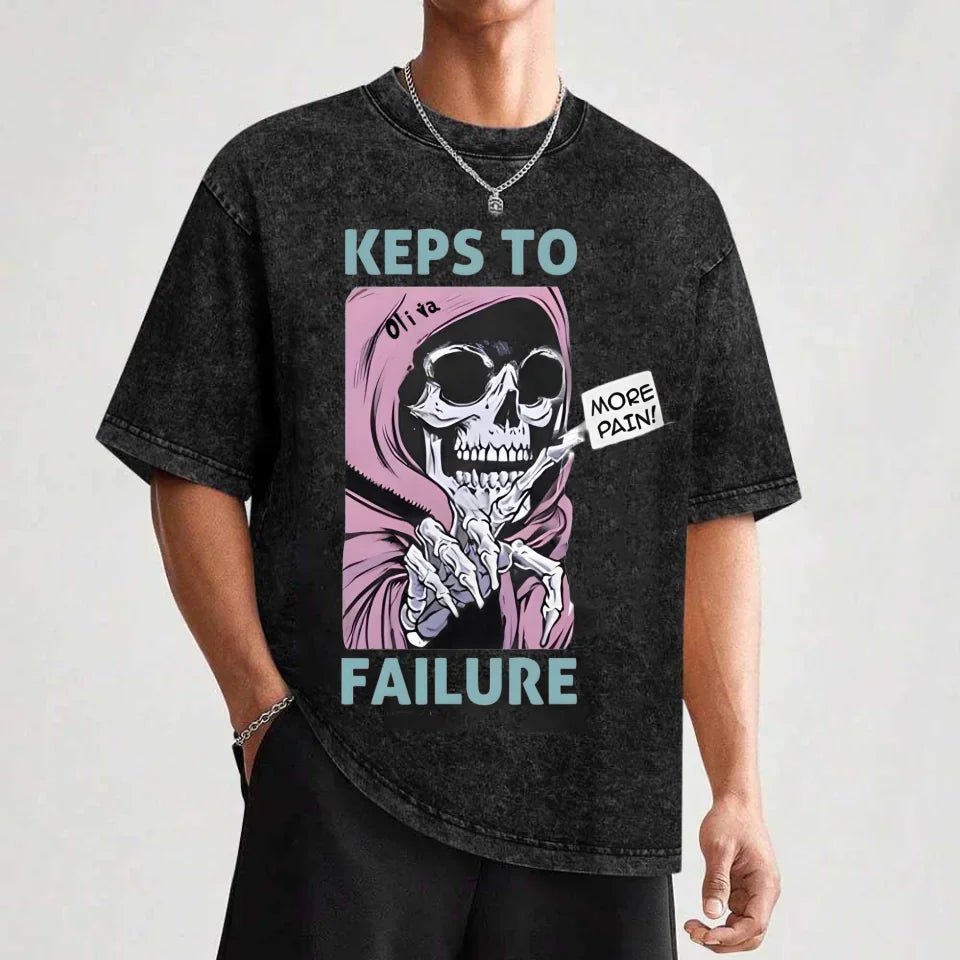 reps to failure until you die Washed Shirt 749059 - DiyGiftly