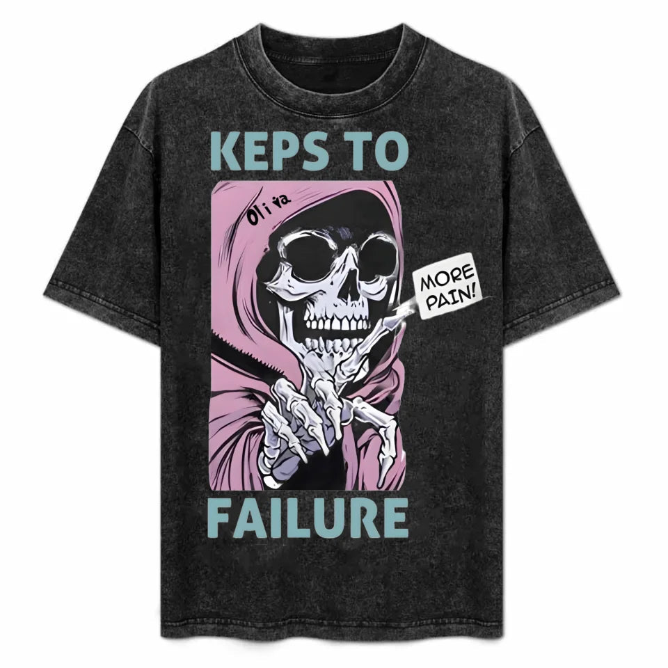 reps to failure until you die Washed Shirt 749059 - DiyGiftly