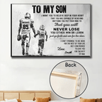 Rest Of Mine - Personalized Poster - Gift For Football Lovers, Gift For Son From Dad 745781 - 745807 - DiyGiftly