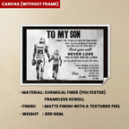 Rest Of Mine - Personalized Poster - Gift For Football Lovers, Gift For Son From Dad 745781 - 745807 - DiyGiftly