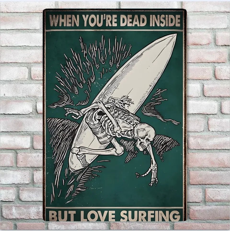 Retro Funny Skeleton Skull Poster And Print Canvas Painting Lose Your Mind Find Your Soul Slogan Wall Art Room Home Bar Decor 747669 - 747677 - DiyGiftly