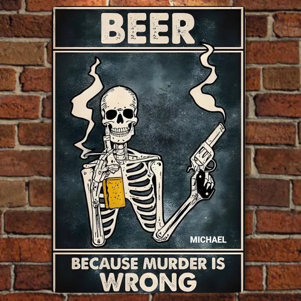 Retro Funny Skeleton Skull Poster And Print Canvas Painting Lose Your Mind Find Your Soul Slogan Wall Art Room Home Bar Decor 747669 - 747677 - DiyGiftly