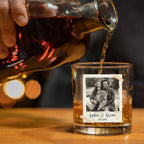 Retro Polaroid Photo Whiskey Glass – Personalized Custom Gift for Him,Husband 1081729 - DiyGiftly
