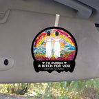Right In The Throat Besties Sisters - Personalized Custom Car Visor Clip 752026 - DiyGiftly