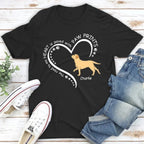 Road To Heart Walking Dog - Personalized Custom Unisex T-shirt 662922 - DiyGiftly