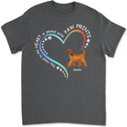 Road To Heart Walking Dog - Personalized Custom Unisex T-shirt 662922 - DiyGiftly