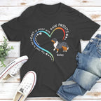 Road To Heart Walking Dog - Personalized Custom Unisex T-shirt 662922 - DiyGiftly