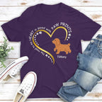 Road To Heart Walking Dog - Personalized Custom Unisex T-shirt 662922 - DiyGiftly