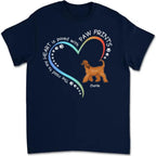 Road To Heart Walking Dog - Personalized Custom Unisex T-shirt 662922 - DiyGiftly