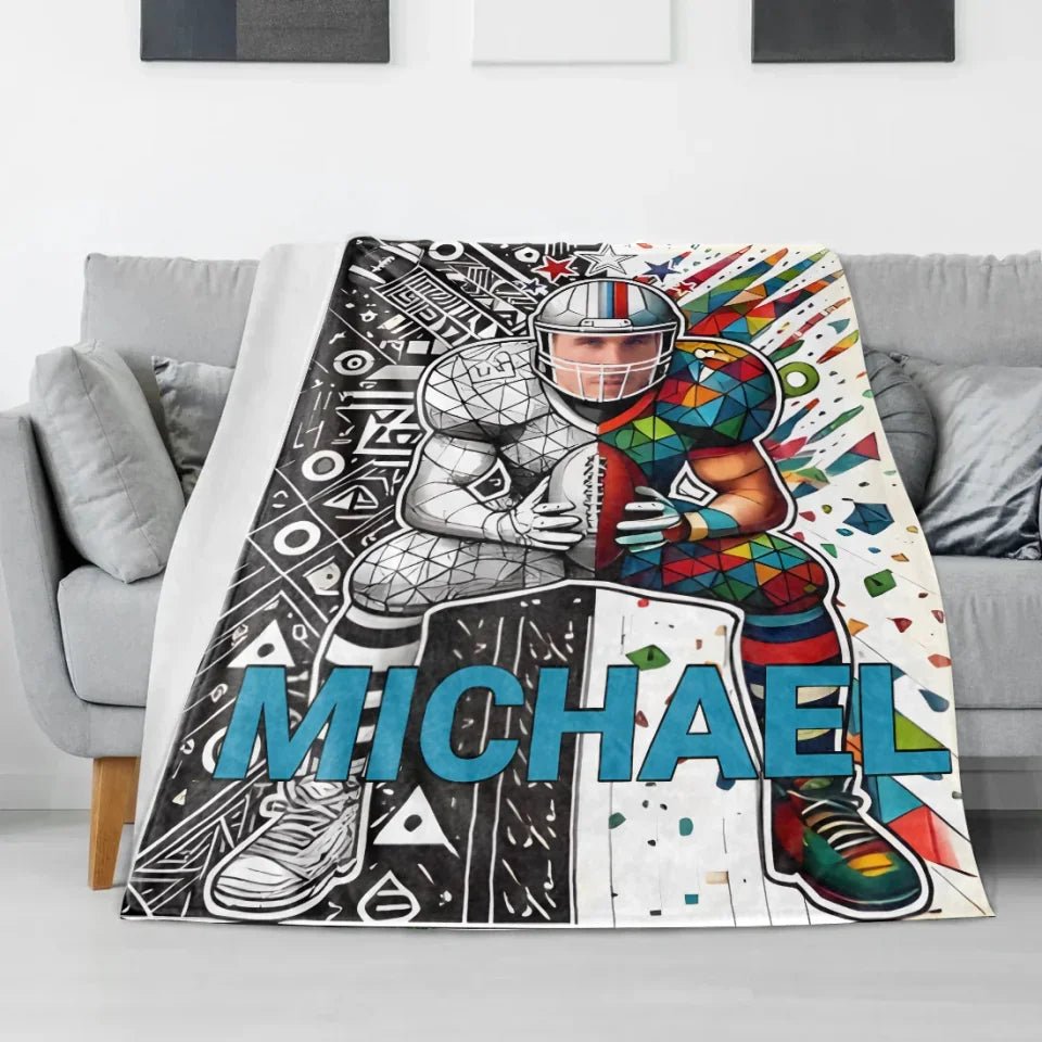 rookie player - personalized blanket 753193 - DiyGiftly