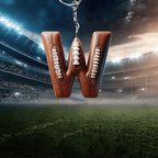 Rugby Letter - Personalized Rugby Key chain 737750 - DiyGiftly