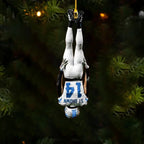 Rugby Player - Special Acrylic Ornament 723859 - DiyGiftly