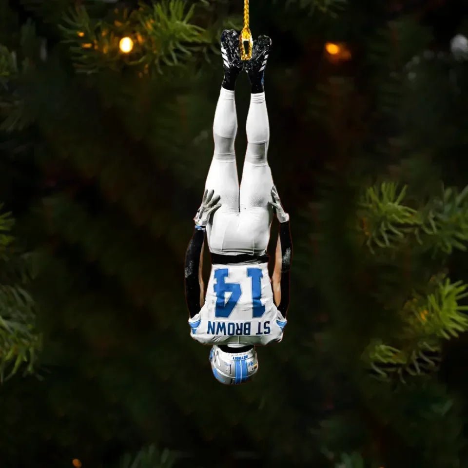 Rugby Player - Special Acrylic Ornament 723859 - DiyGiftly