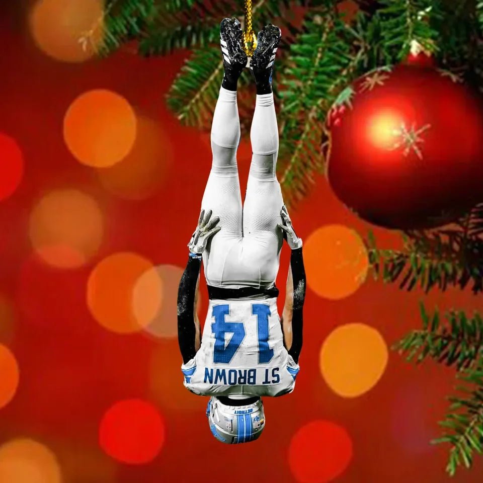 Rugby Player - Special Acrylic Ornament 723859 - DiyGiftly