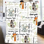 baby blanket custom name gift for daughter baby shower main image