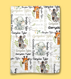 custom name baby blanket gift for daughter baby shower product photo