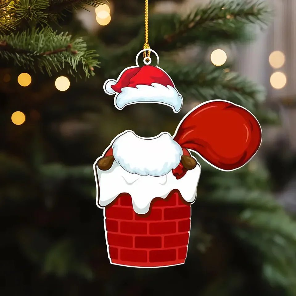 Santa Baby Custom Photo - Personalized Custom Acrylic Ornament 692185 - DiyGiftly