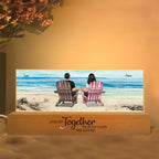 Seaside Memories - Personalized LED Night Light - A Timeless Anniversary Gift for Him & Her 733571 - 733574 - DiyGiftly