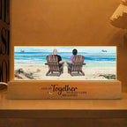 Seaside Memories - Personalized LED Night Light - A Timeless Anniversary Gift for Him & Her 733571 - 733574 - DiyGiftly